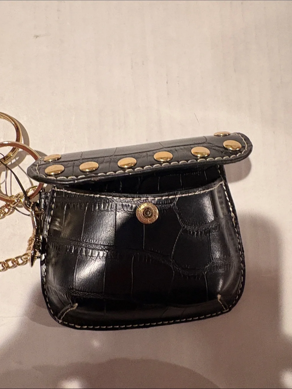 Women's Mini Croc Keychain Wallet choice